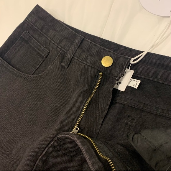 PRINCESS POLLY - High-Waisted Lose-Fit Denim Jean Shorts - Women’s 6 - Picture 7 of 7